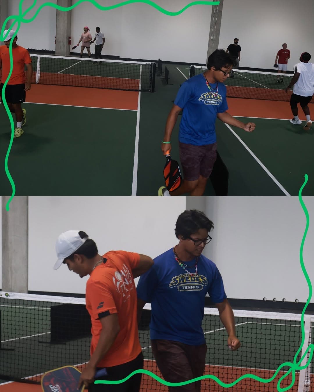 Indoor pickleball at Pickle Mania